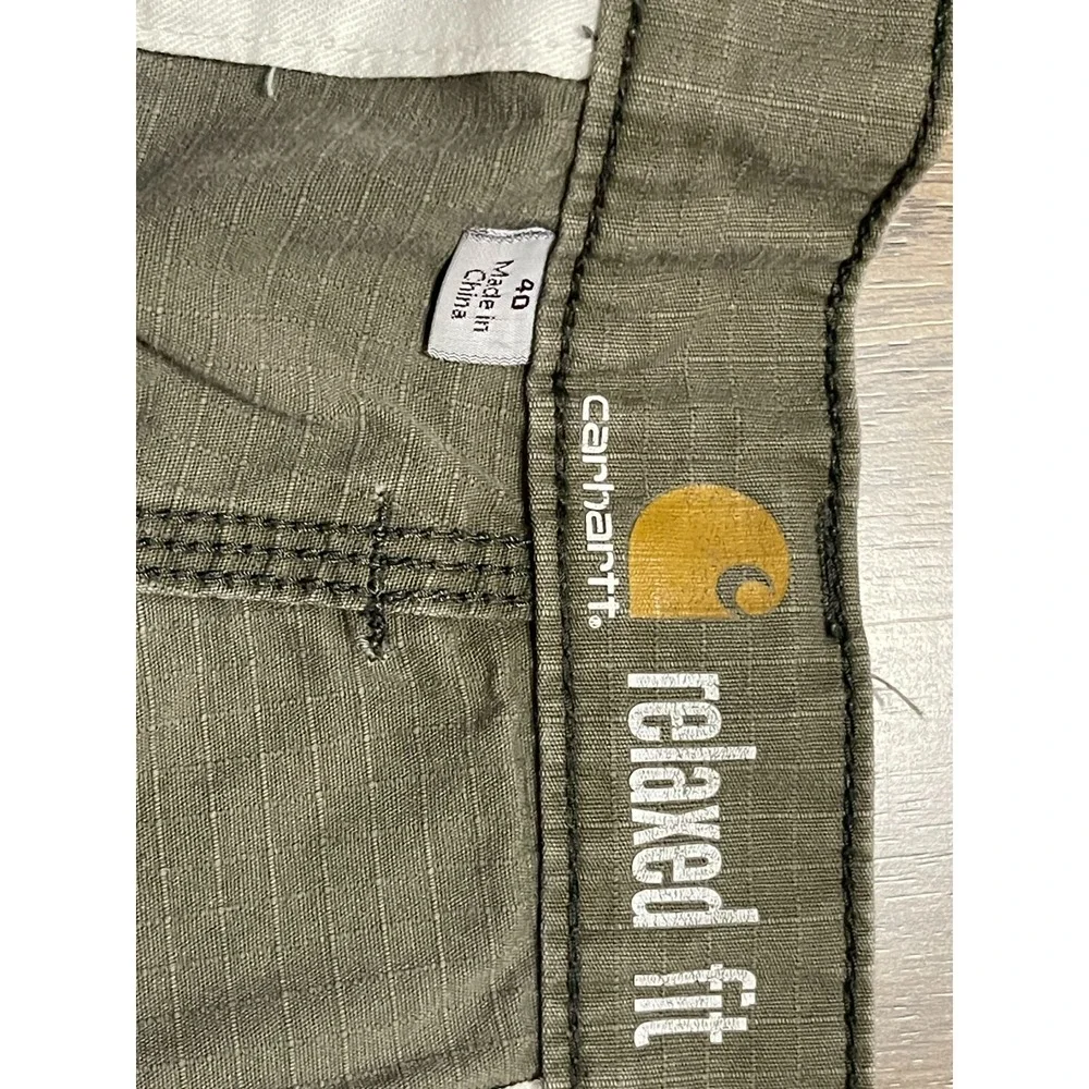 Carhartt Shorts, Men's Size 40, Green, Cargo, Pockets